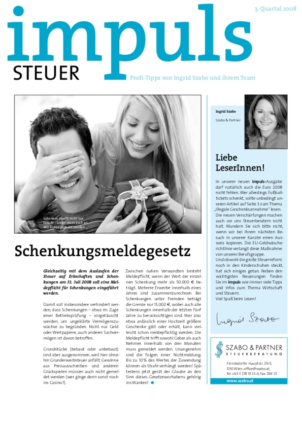 impuls 3 08 szabo - Klientenmagazin