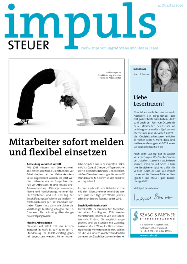 impuls 4 07 szabo - Klientenmagazin