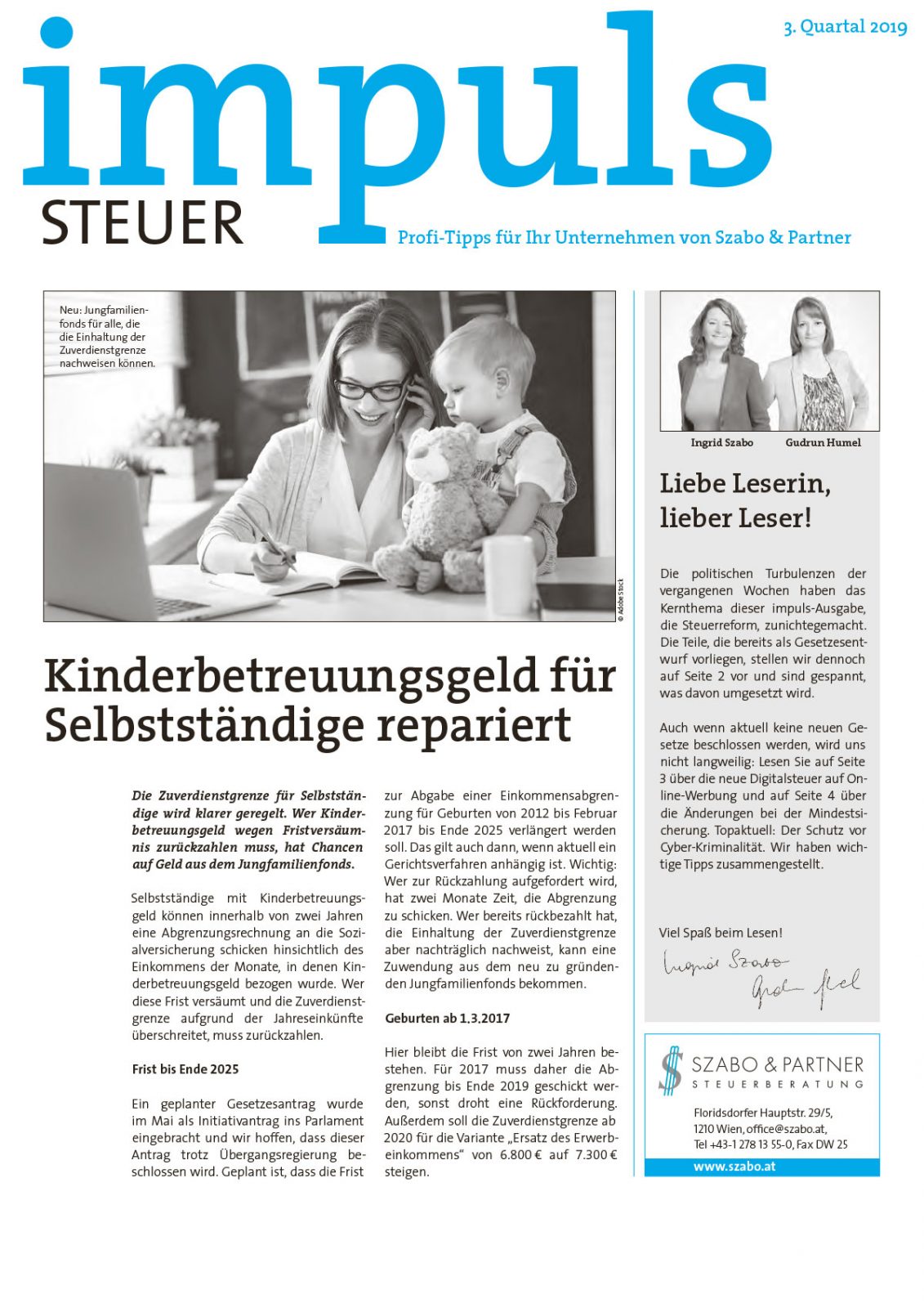 impuls 19 3 szabo - Klientenmagazin