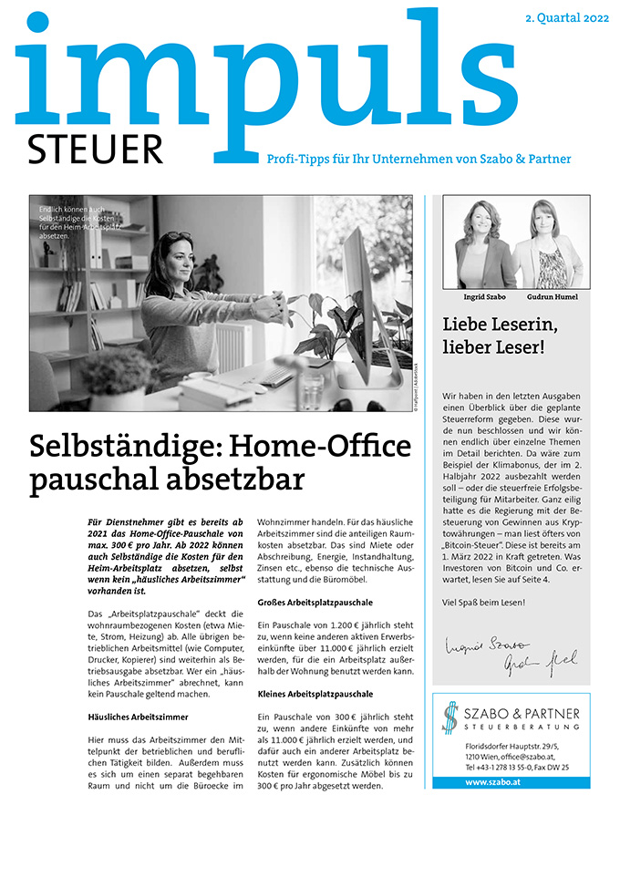 impuls 22 2 CoverSzabo - Klientenmagazin