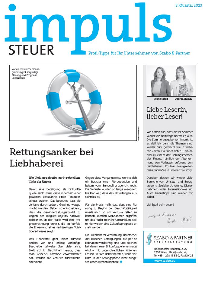 SP Cover impuls032023 - Klientenmagazin